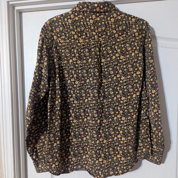 St Johns Bay Floral button up Medium - Picture 2 of 7
